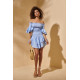 VICHY BLUE DRESS BY FETICHE SUANCES