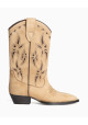 BOTAS CAMPERAS BORDADOS ARENA