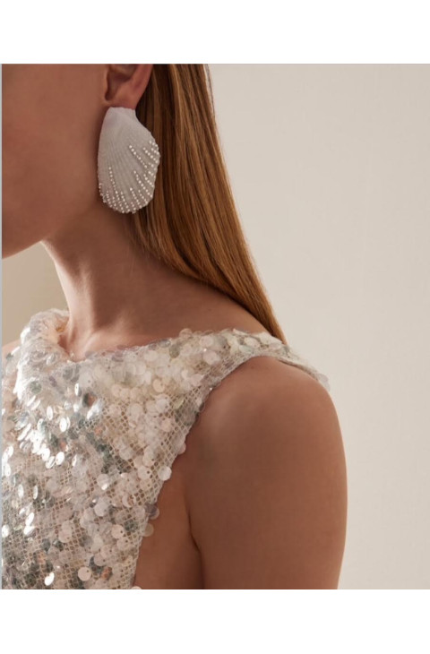 PENDIENTES SHELL & SWAROVSKI