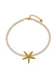 COLLAR ESTRELLA DE MAR Y PERLAS