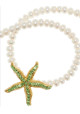 COLLAR ESTRELLA DE MAR Y PERLAS