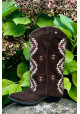 BOTAS ANTE CHOCOLATE BORDADOS
