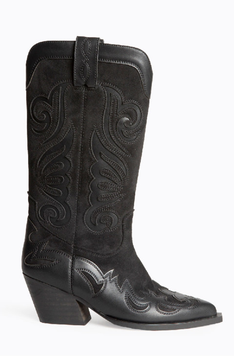 BOTAS CAMPERAS NEGRAS TEXAS