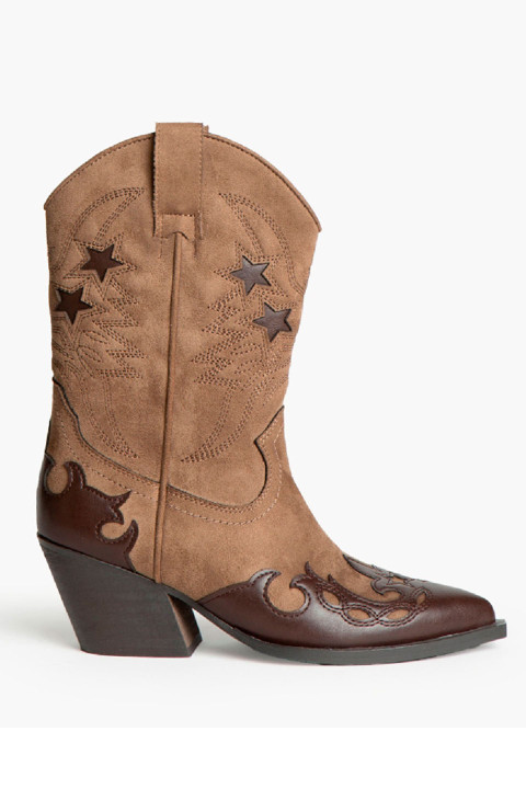 BOTINES STARS CHOCO