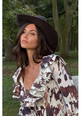 SOMBRERO WESTERN MARRÓN