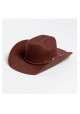 SOMBRERO WESTERN MARRÓN