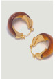 PENDIENTES DE ARO CARAMELO