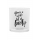 YOU'RE LOVELY - LRG CANDLE